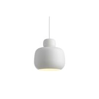 Stone Pendant Large White