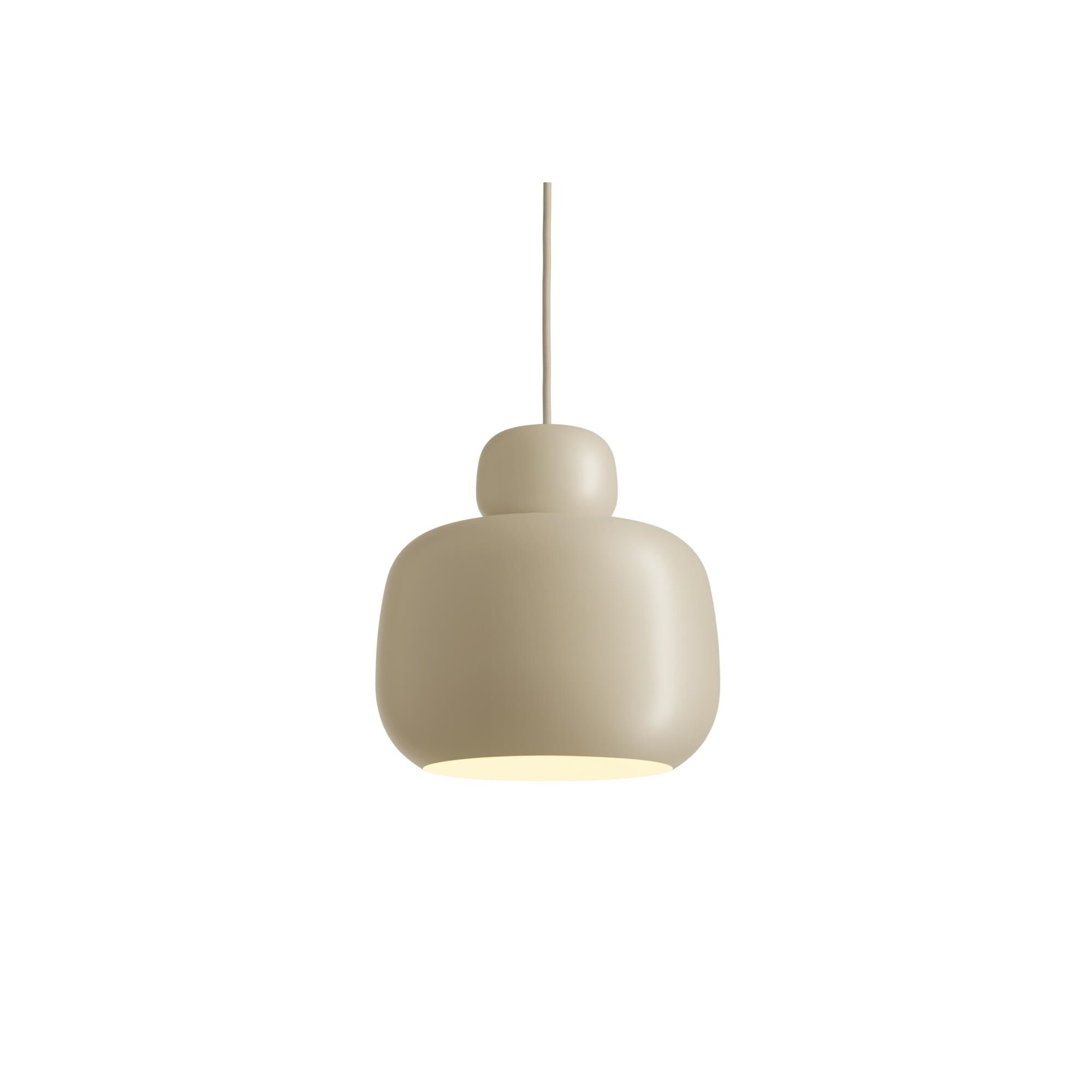Taklampa Stor Beige