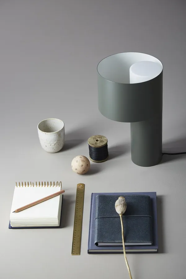 Tangent Table Lamp Cool Grey