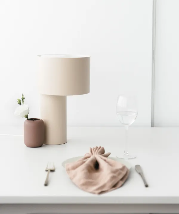 Tangent Table Lamp Cool Grey