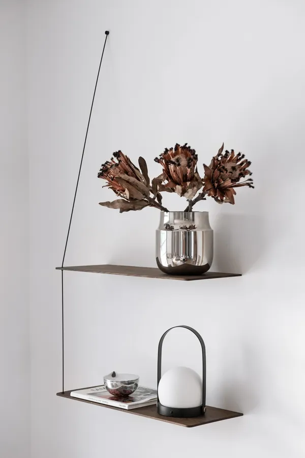 Stedge Shelf Smoked Oak 60 Cm