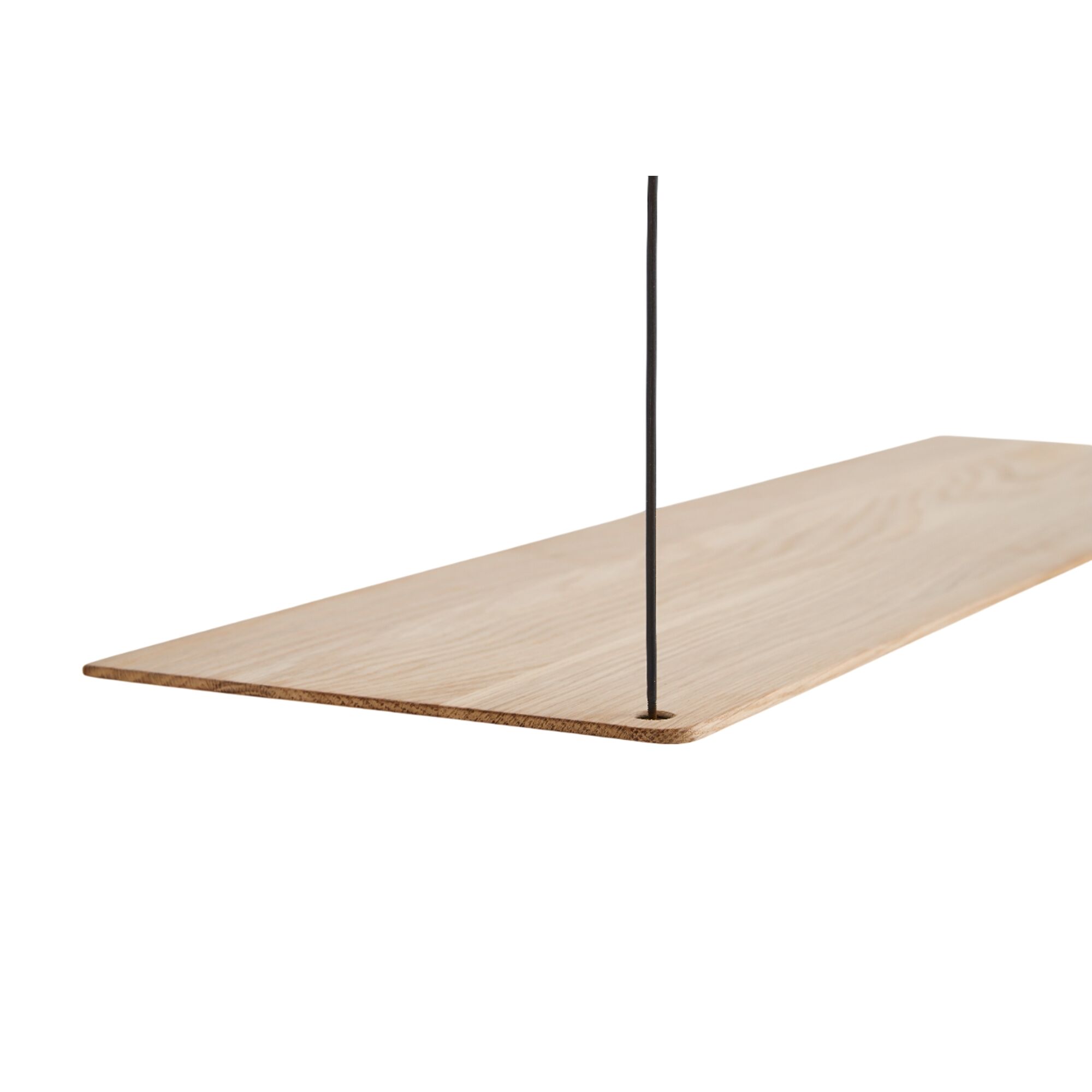 Stedge Ekstra Hylle 60 cm Hvitpigmentert Eik