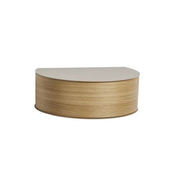 Wallie Væghylde Grå Beige/Eg