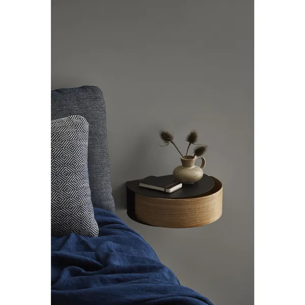 Wallie Væghylde Grå Beige/Eg