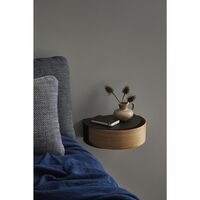 Wallie Væghylde Grå Beige/Eg