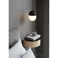 Wallie Væghylde Grå Beige/Eg