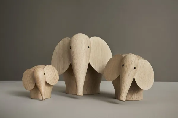 Nunu Elephant Medium Oak