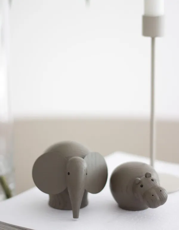 Nunu Elephant Medium Taupe
