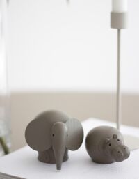 Nunu Elephant Medium Taupe