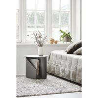 Tact Teppich 140x90 cm Dunkelgrau