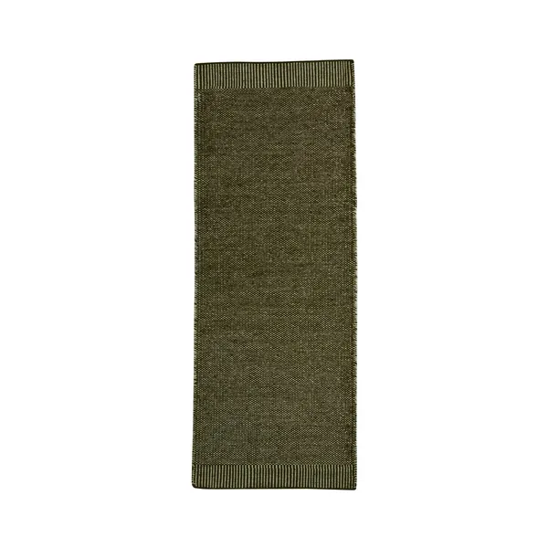 Tapis Rombo 200x75 cm Blanc Cassé/Vert Mousse