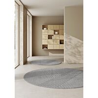 Kyoto Round Gold Carpet 200 Gray