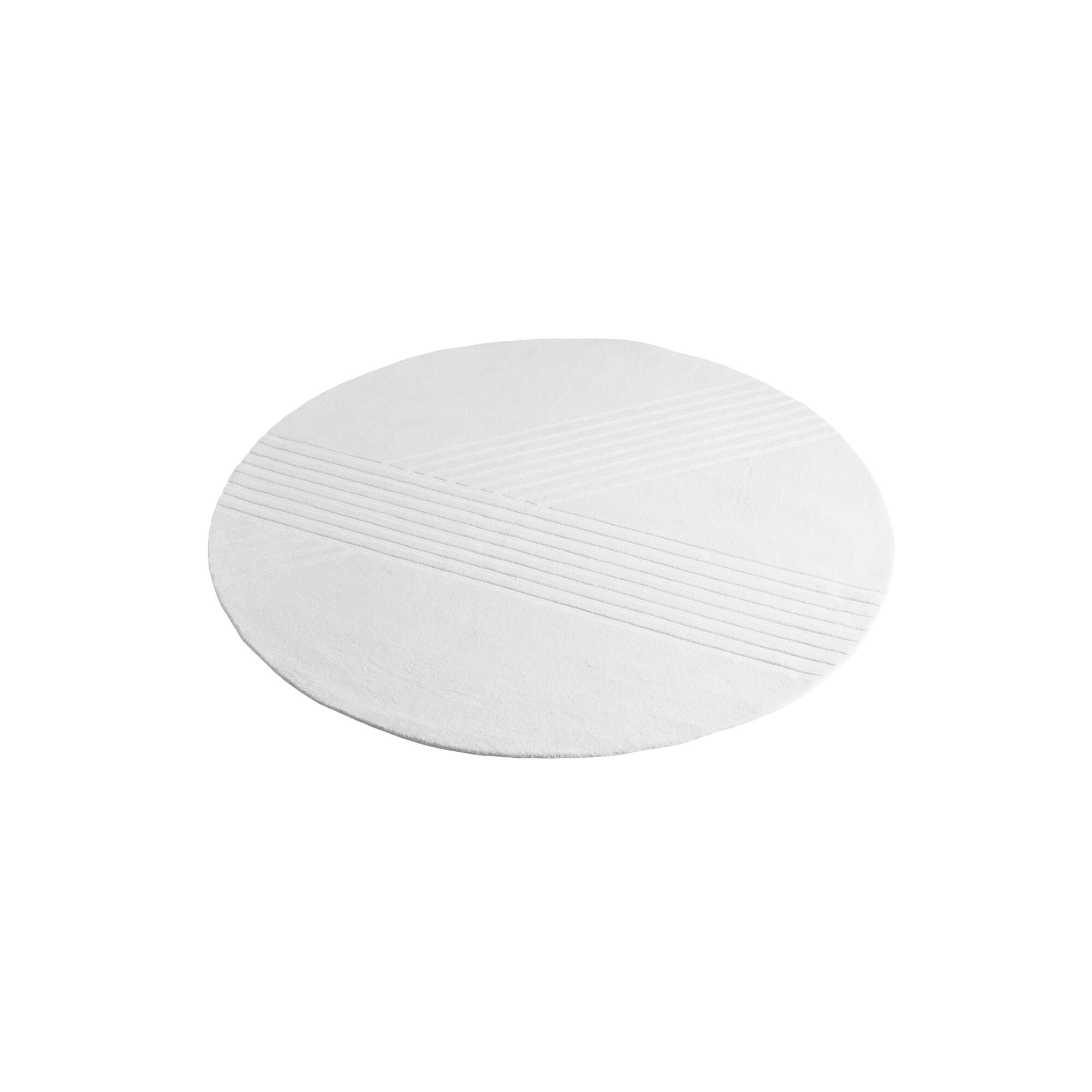 Kyoto Rundt Gullteppe 250 Off White
