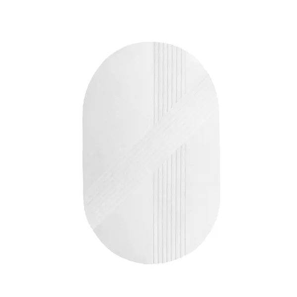 Tapis Kyoto Oval Gold 340x210 cm Blanc Cassé