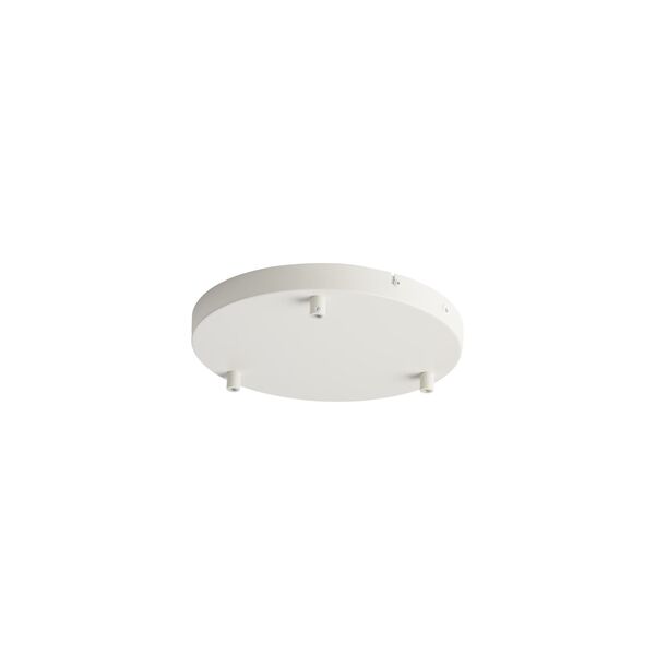 Baldacchino in Tessuto CE Per Lampadario 3 Pz. Bianco