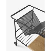 Alima NDS1 Trolley Schwarz/ Lackierte Eiche