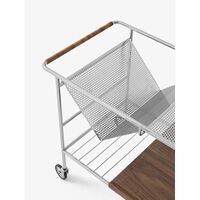 Alima NDS1 Trolley Chrome/ Lacquered Walnut