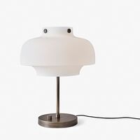 Copenhagen SC13 Tischlampe Opal Glas & Messing