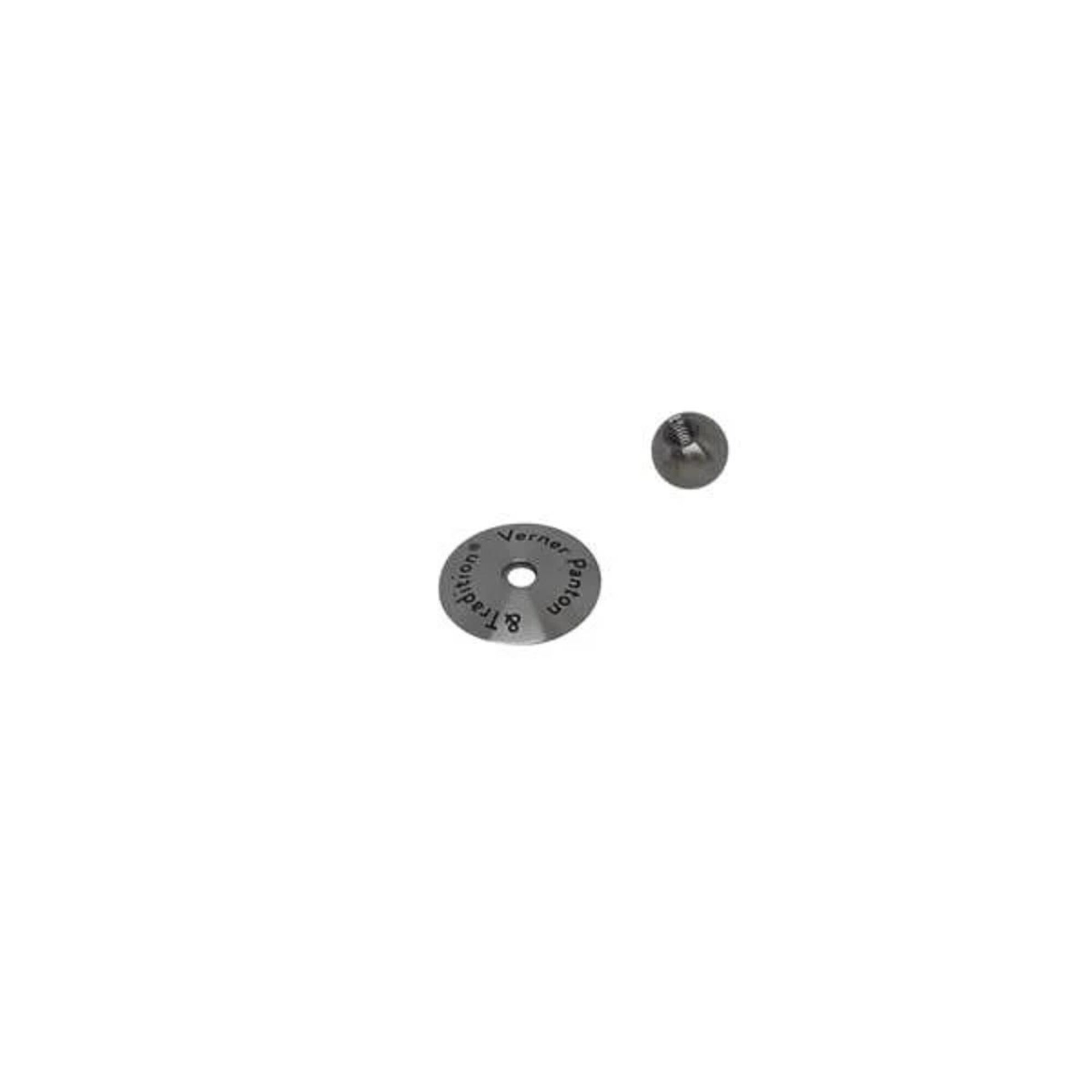 Logo Ring & Top Ball Pour VP9 Chrome/ Noir