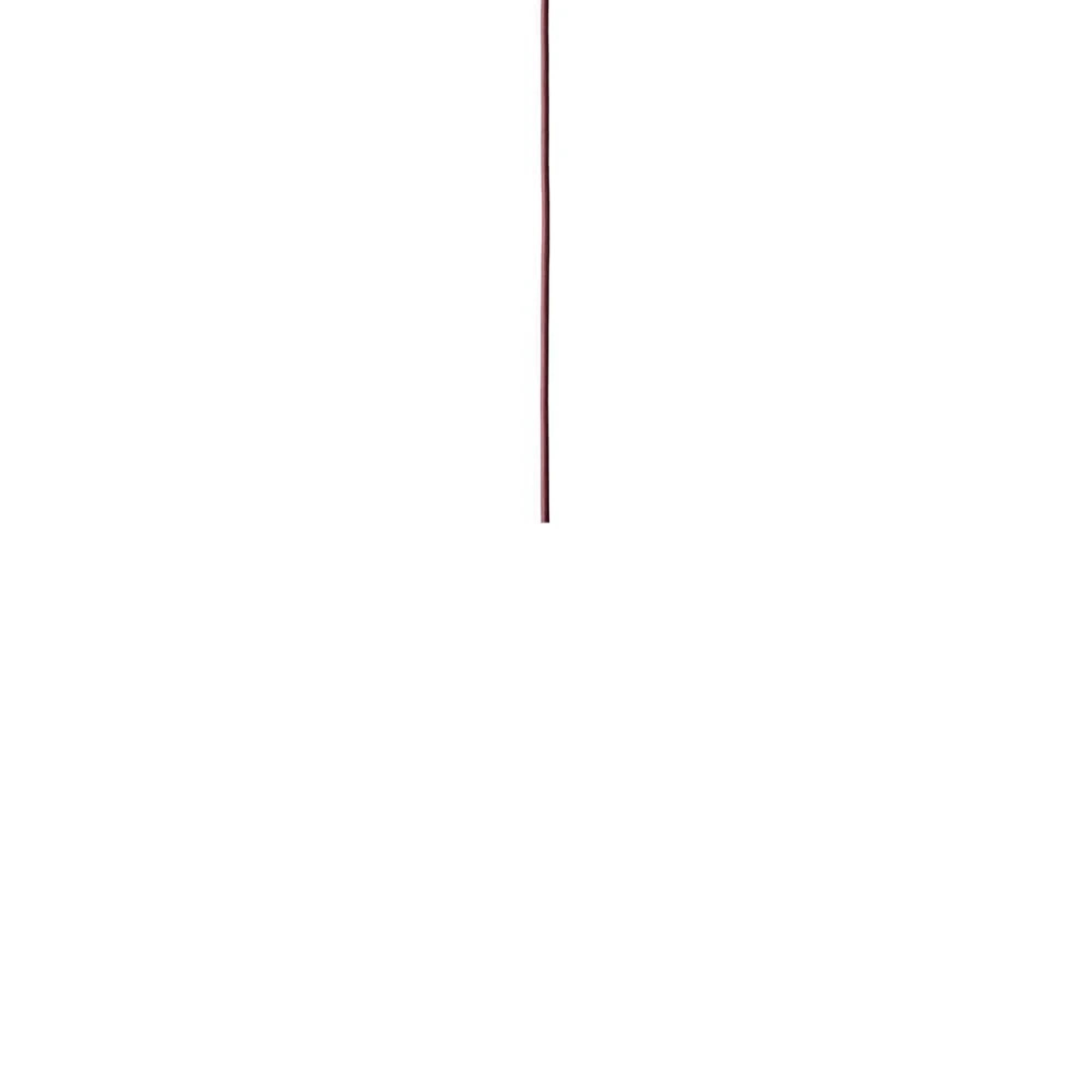 Stofledning 600 cm Dark Plum
