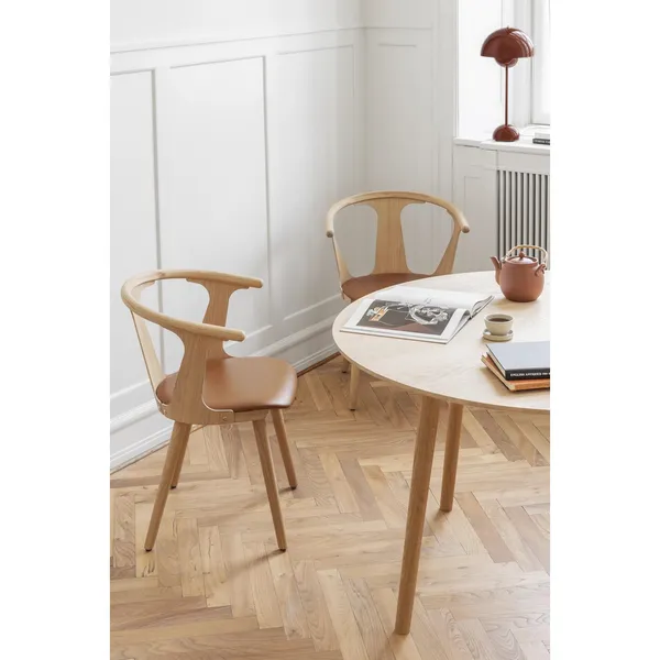 In Between SK2 Eetkamerstoel Geolied Eiken/Cognac Noble Leder