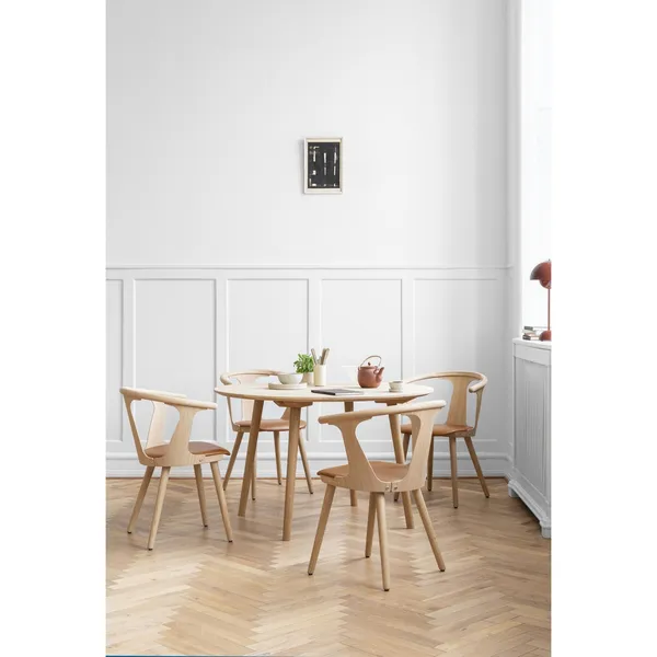 In Between SK2 Eetkamerstoel Geolied Eiken/Cognac Noble Leder