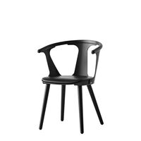 In Between SK2 Spisestol Sort Eik/ Sort Edelskinn