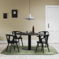 In Between SK2 Spisestol Sort Eik/ Sort Edelskinn