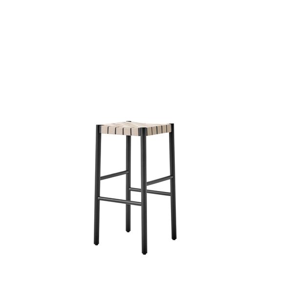 Betty TK8 Barkruk Zwart/ Naturel