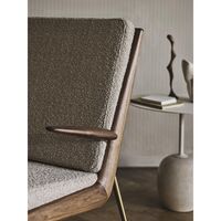 Boomerang HM2 Fauteuil Geolied Eiken/Karakorum 003/Staal