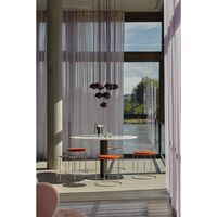 Flowerpot VP10 Chandelier 10 Pcs Ø53 Dark Plum