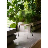 Pavilion AV36 Stool Lacquered Walnut