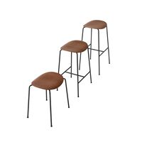 Pavilion AV36 Stool Lacquered Walnut