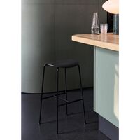 Pavilion AV38 Barstol Sort Lakeret Eg