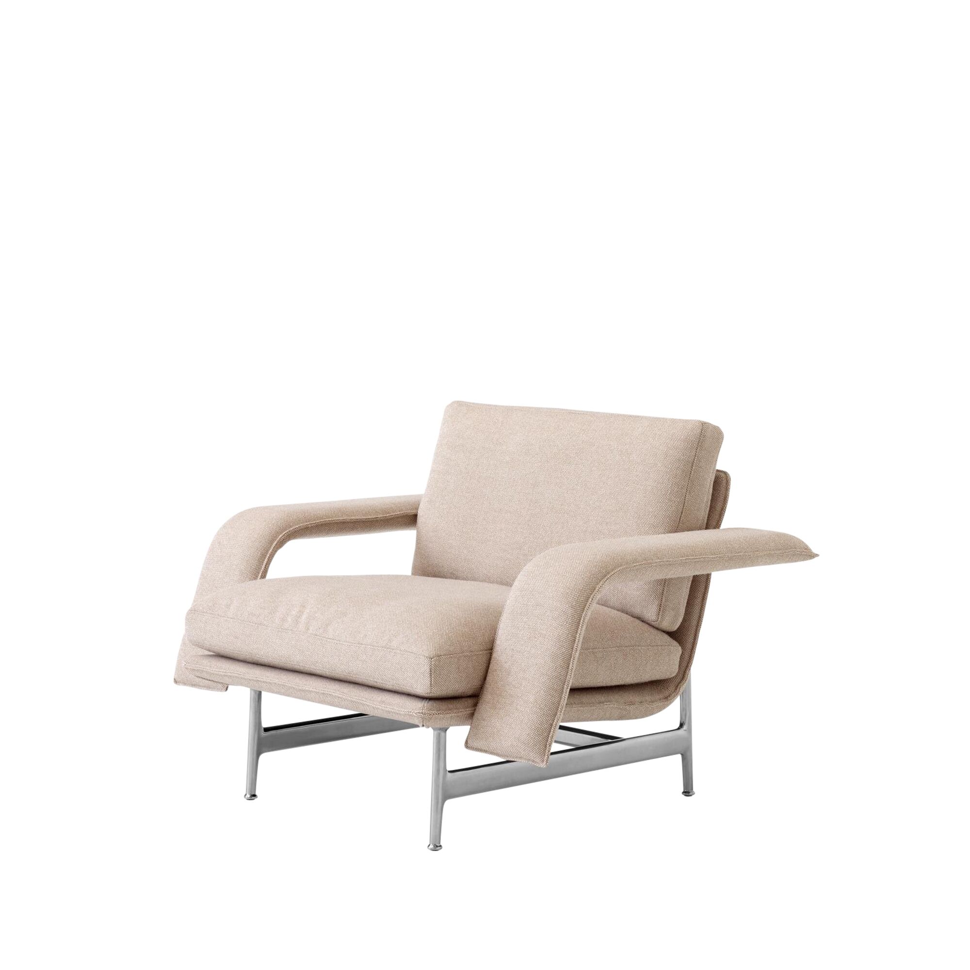 Meantime AV29 Lenestolsofa Polert Aluminium/ Hallingdal 0220