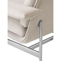 Meantime AV29 Sessel Sofa Poliertes Aluminium/Ecriture 0210