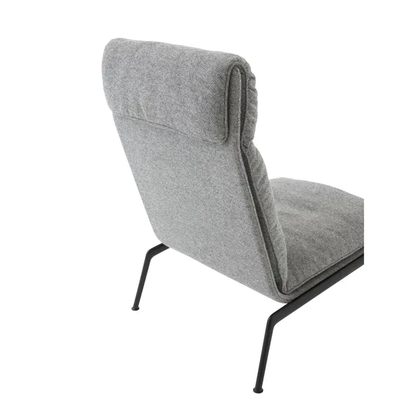 Muno LN16 Armchair With High Back Warm Black/Hallingdal 0126