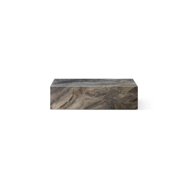 Plinth Coffee Table Low Gray Galaxy