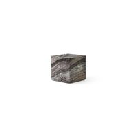 Plinth Side Table Cubic Gray Galaxy
