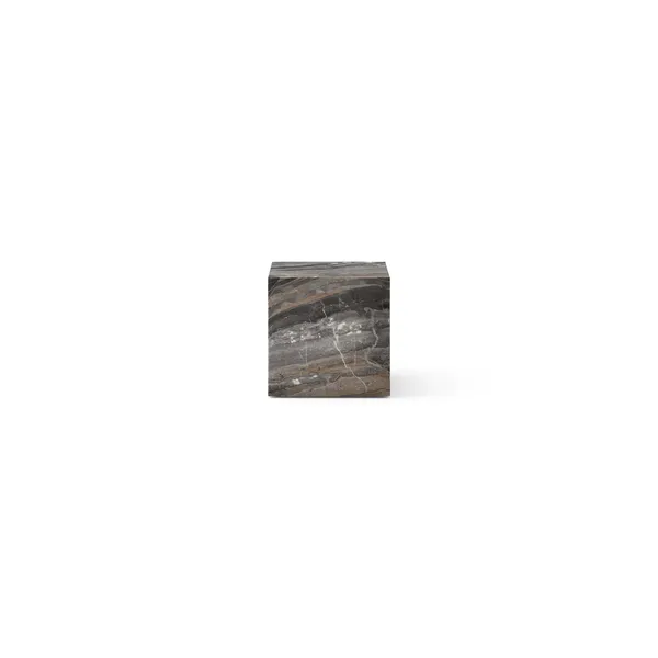 Plinth Side Table Cubic Gray Galaxy