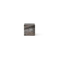 Plinth Side Table Cubic Gray Galaxy