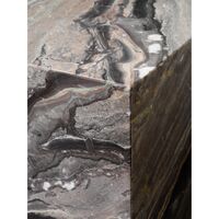 Plinth Side Table Cubic Gray Galaxy