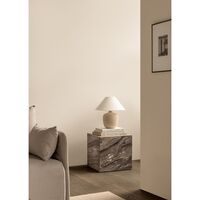 Plinth Side Table Cubic Gray Galaxy