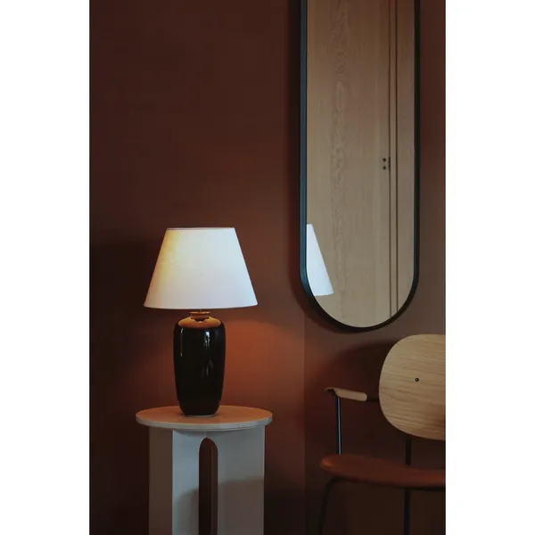 Norm Wall Mirror Oval Black