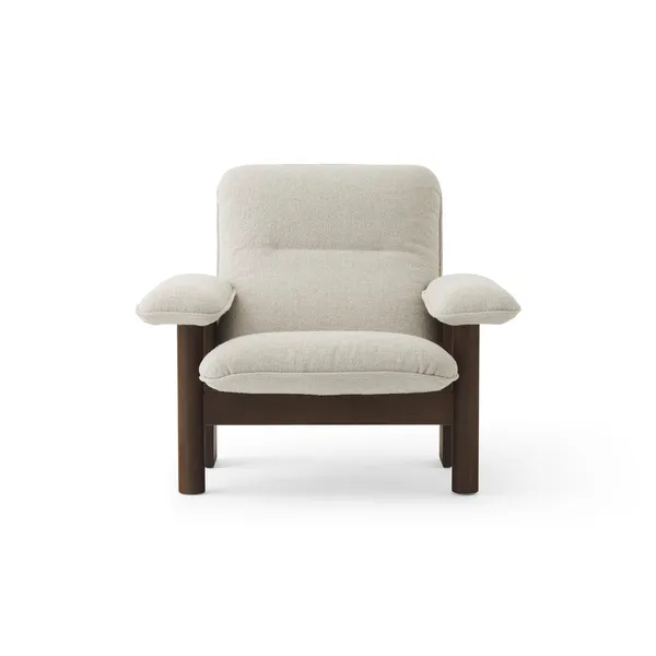 Brasilia Fauteuil Walnoot/ Mos