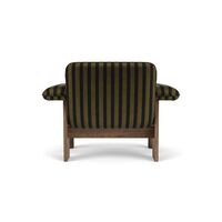 Poltrona Brasilia Schienale Noce/Cabanon