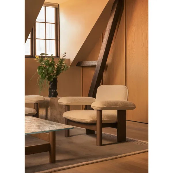 Poltrona Brasilia Schienale Noce/Cabanon