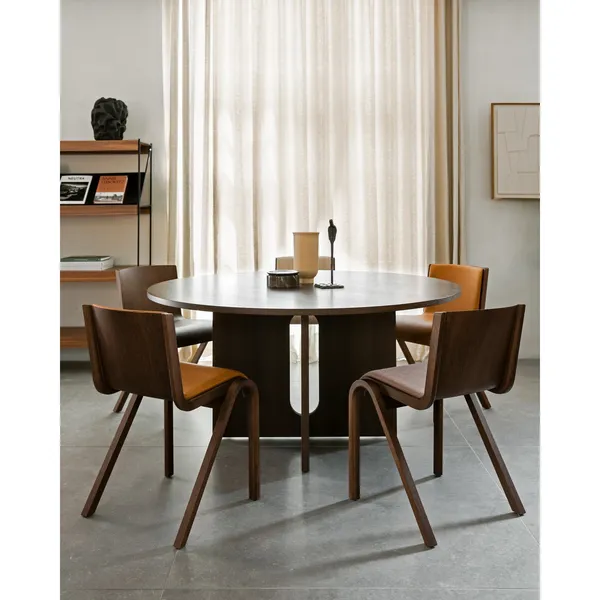 Ready Dining Chair Black Black/Red