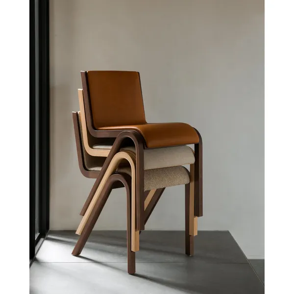 Ready Dining Chair Red Stained Oak/Jasmine