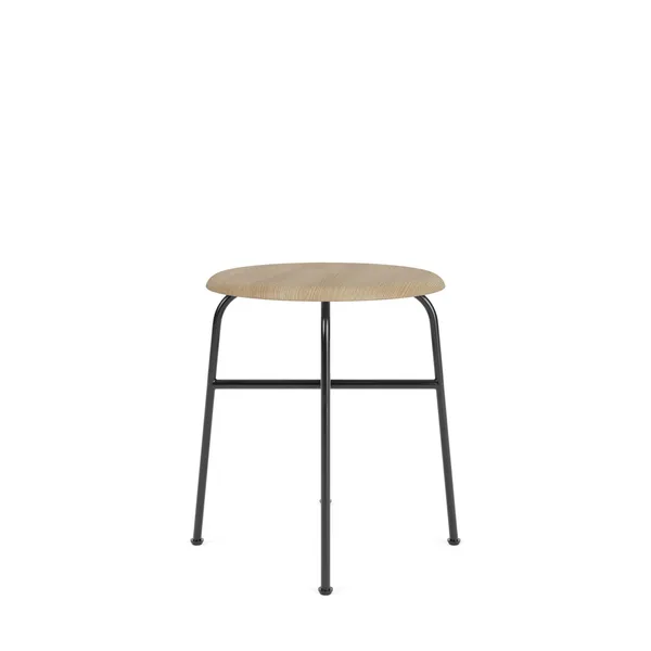Afteroom Hocker Schwarz/ Natureiche